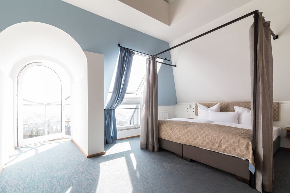 Bolon flooring, perfect for hotel environments